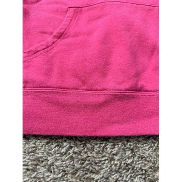 The North Face Youth Girl Pink Hoodie Long Sleeve Size Large Pull Over Pockets - Picture 3 of 13